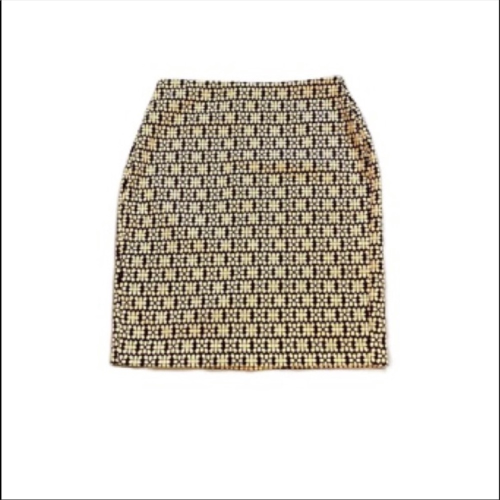 🎉HP🎉🖤Banana Republic black and white geometric skirt